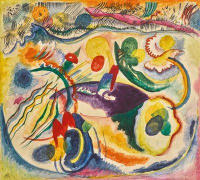 On the Theme of the Last Judgement by Wassily Kandinsky