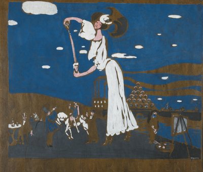 Sketch for a Poster for a French Brewery by Wassily Kandinsky