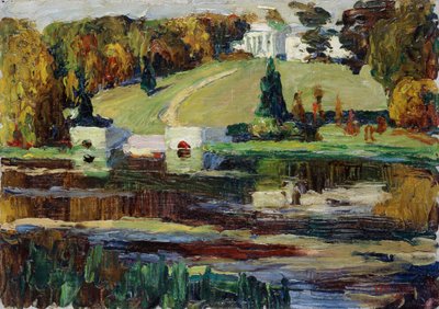 Sketch for Achtyrka – Autumn by Wassily Kandinsky