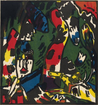 An Archer by Wassily Kandinsky