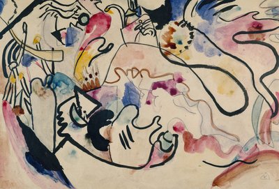 Watercolor No. 8 Judgment Day by Wassily Kandinsky