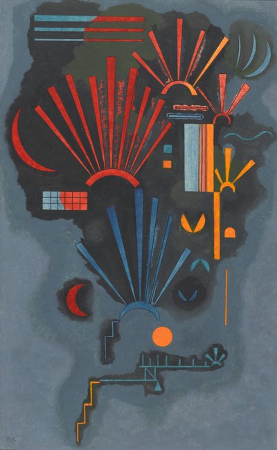 Zunehmen by Wassily Kandinsky