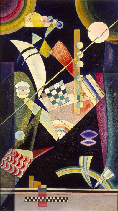 Sharp Hardness. Painting by Vassily Kandinsky by Wassily & Marc Franz (1880 1916) Kandinsky