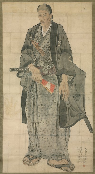 Portrait of Ōzora Buzaemon by Watanabe Kazan