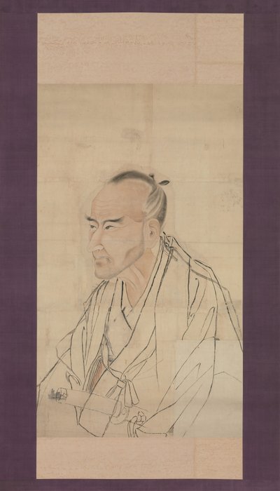 Sketch for the Portrait of Tachihara Suiken, 19th century by Watanabe Kazan