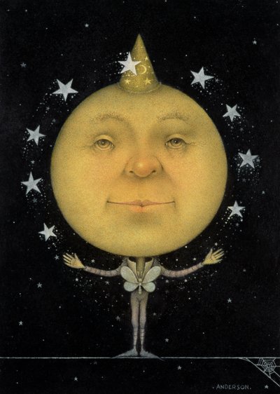 Juggling Full Moon by Wayne Anderson