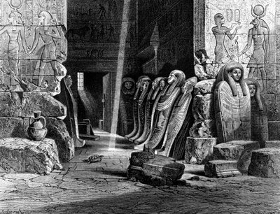 Interior of Temple Apet, Karnack, 1881 by Weber M