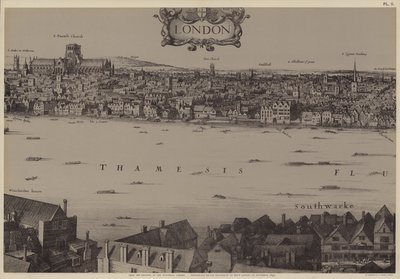 Panorama of London by Wenceslaus (after) Hollar