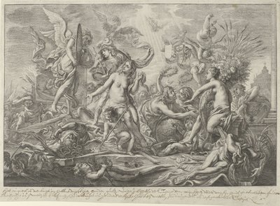 Allegory of the Peace of Westphalia, 1648 by Wenceslaus Hollar