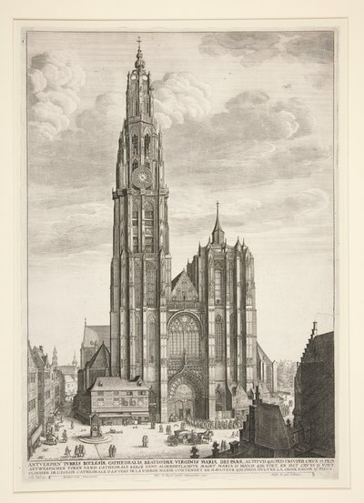 Antwerp Cathedral by Wenceslaus Hollar