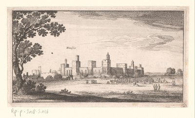 View of Windsor Castle (Landscapes and Cityscapes) (Amoenissimi Aliquot Locorum in Diversis Provincijs Iacetium Prospectus) by Wenceslaus Hollar