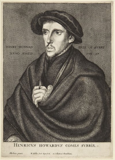 Henry Howard, Earl of Surrey by Wenceslaus Hollar