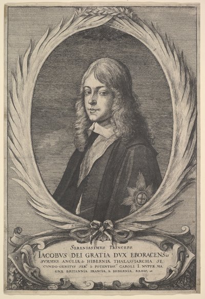 James, Duke of York by Wenceslaus Hollar