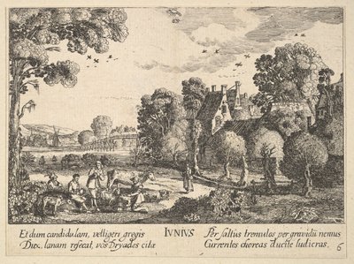 June, 1628-29 by Wenceslaus Hollar