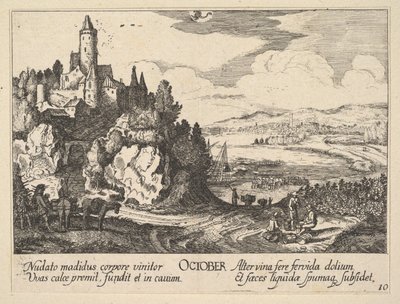 October, 1628-29 by Wenceslaus Hollar