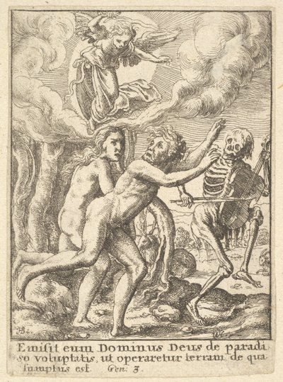 Paradise Lost, from the Dance of Death by Wenceslaus Hollar