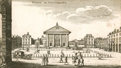 Piazza, Covent Garden, London by Wenceslaus Hollar