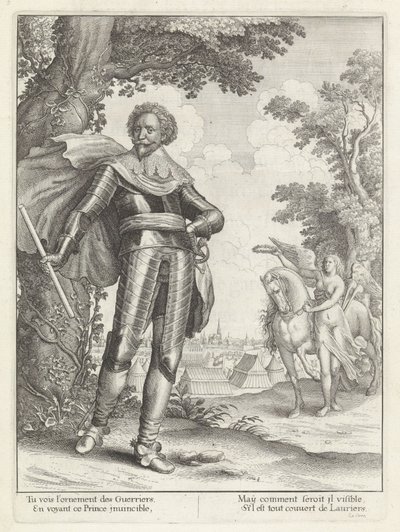 Portrait of Frederick Henry, Prince of Orange by Wenceslaus Hollar