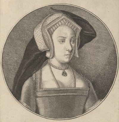 Princess Mary, Daughter of Henry VIII, 1647 by Wenceslaus Hollar