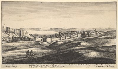Prospect of the Lower Part of Tangier by Wenceslaus Hollar