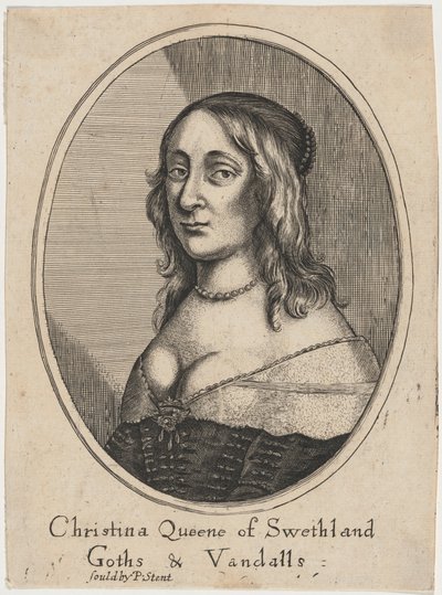 Queen Christina by Wenceslaus Hollar