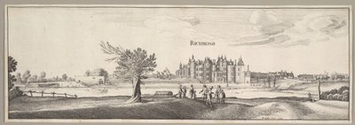 Richmond Palace by Wenceslaus Hollar