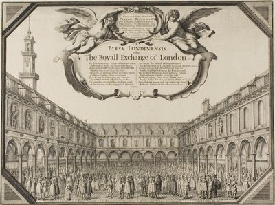 Royal Exchange by Wenceslaus Hollar