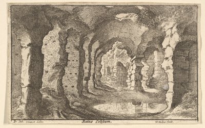 Ruinae Coliseum by Wenceslaus Hollar