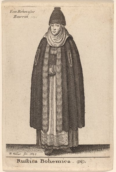 Rustica Bohemica by Wenceslaus Hollar