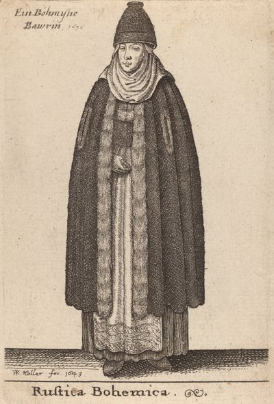 Rustica Bohemica by Wenceslaus Hollar