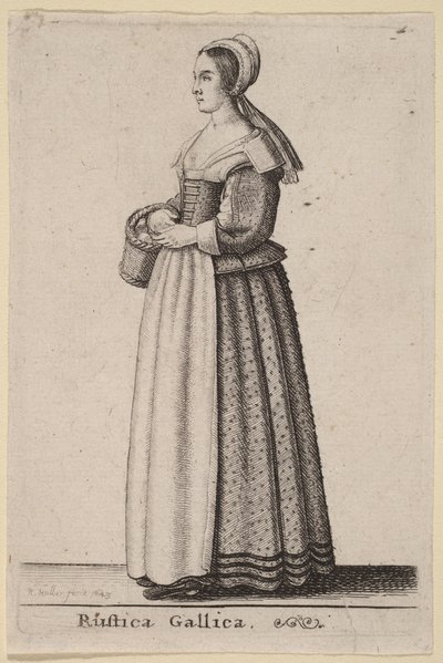 Gallic Rustic by Wenceslaus Hollar