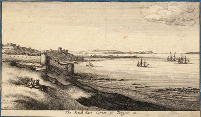 S.E. corner of Tangier. State 1 by Wenceslaus Hollar