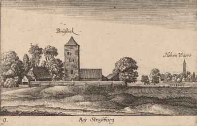 Strasbourg by Wenceslaus Hollar