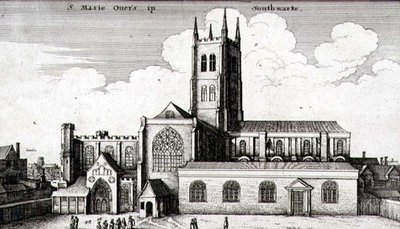 The Cathedral Church of St. Saviour and St. Mary Overie, Southwark by Wenceslaus Hollar