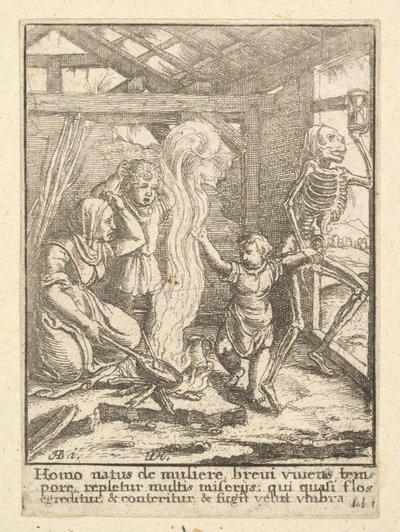 The Child from the Dance of Death by Wenceslaus Hollar