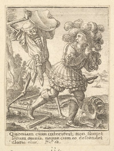 The Count from the Dance of Death, 1651 by Wenceslaus Hollar
