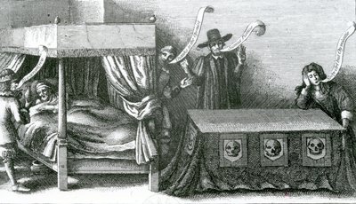 The Death of King James the First, 1625 by Wenceslaus Hollar