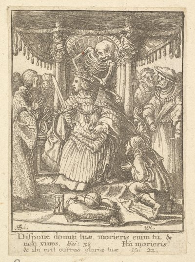 The Emperor, from the Dance of Death by Wenceslaus Hollar