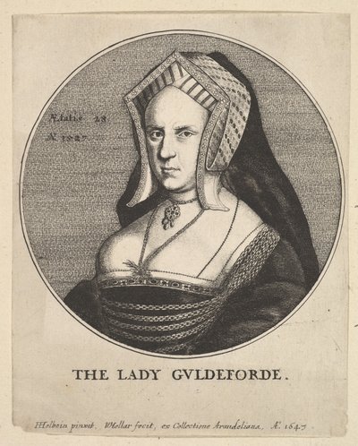 The Lady Guldeforde by Wenceslaus Hollar