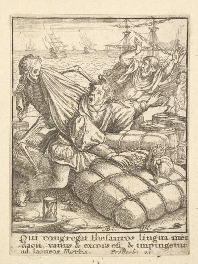 The Merchant, from the Dance of Death by Wenceslaus Hollar