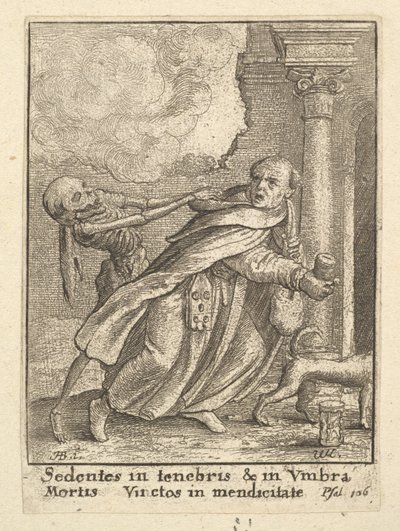 The Monk, from the Dance of Death by Wenceslaus Hollar