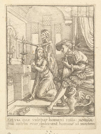 The Nun, from the Dance of Death by Wenceslaus Hollar
