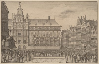 The Peace of Münster by Wenceslaus Hollar