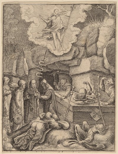 The Resurrection by Wenceslaus Hollar