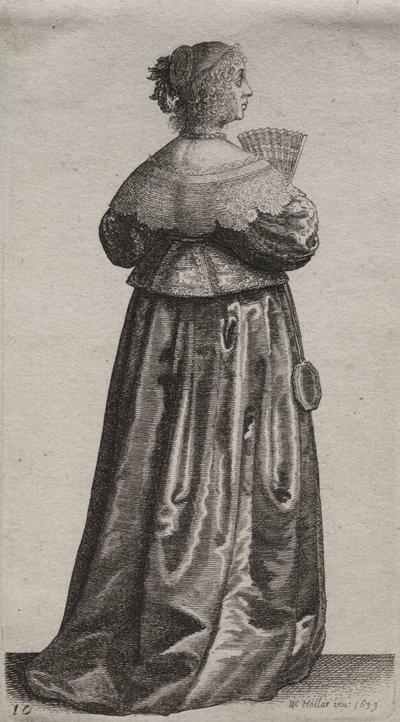 The Several Habits of English Women, from the Nobility to the Country Women by Wenceslaus Hollar