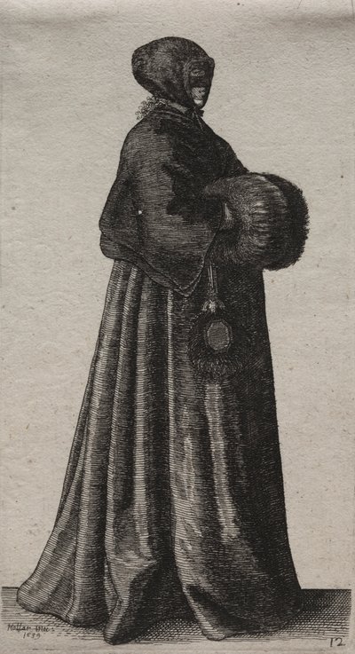 The Several Habits of English Women, from the Nobility to the Country Women, 1639 by Wenceslaus Hollar