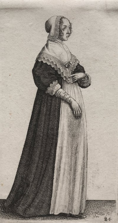 The Several Habits of English Women, from the Nobility to the Country Women..., 1640 by Wenceslaus Hollar