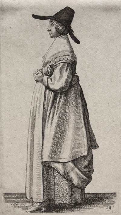 The Several Habits of English Women, from the Nobility to the Country Women by Wenceslaus Hollar
