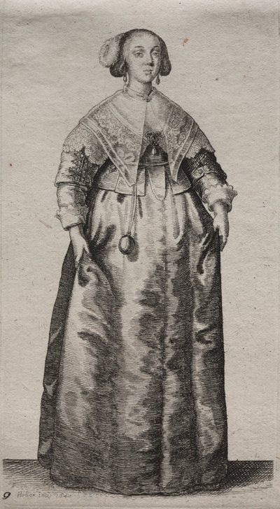 The Several Habits of English Women, from the Nobility to the Country Women, 1640 by Wenceslaus Hollar