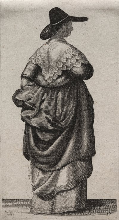 The Several Habits of English Women, from the Nobility to the Country Women..., 1640 by Wenceslaus Hollar
